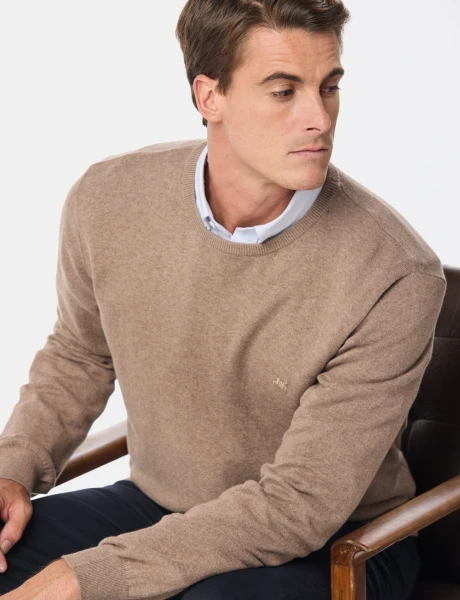 BUZO TEJIDO CASHMERE Beige