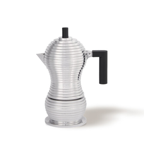 Máquina de café Moka negra Alessi Pulcina Máquina de café Moka negra Alessi Pulcina
