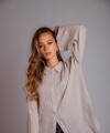 Camisa Zaira beige