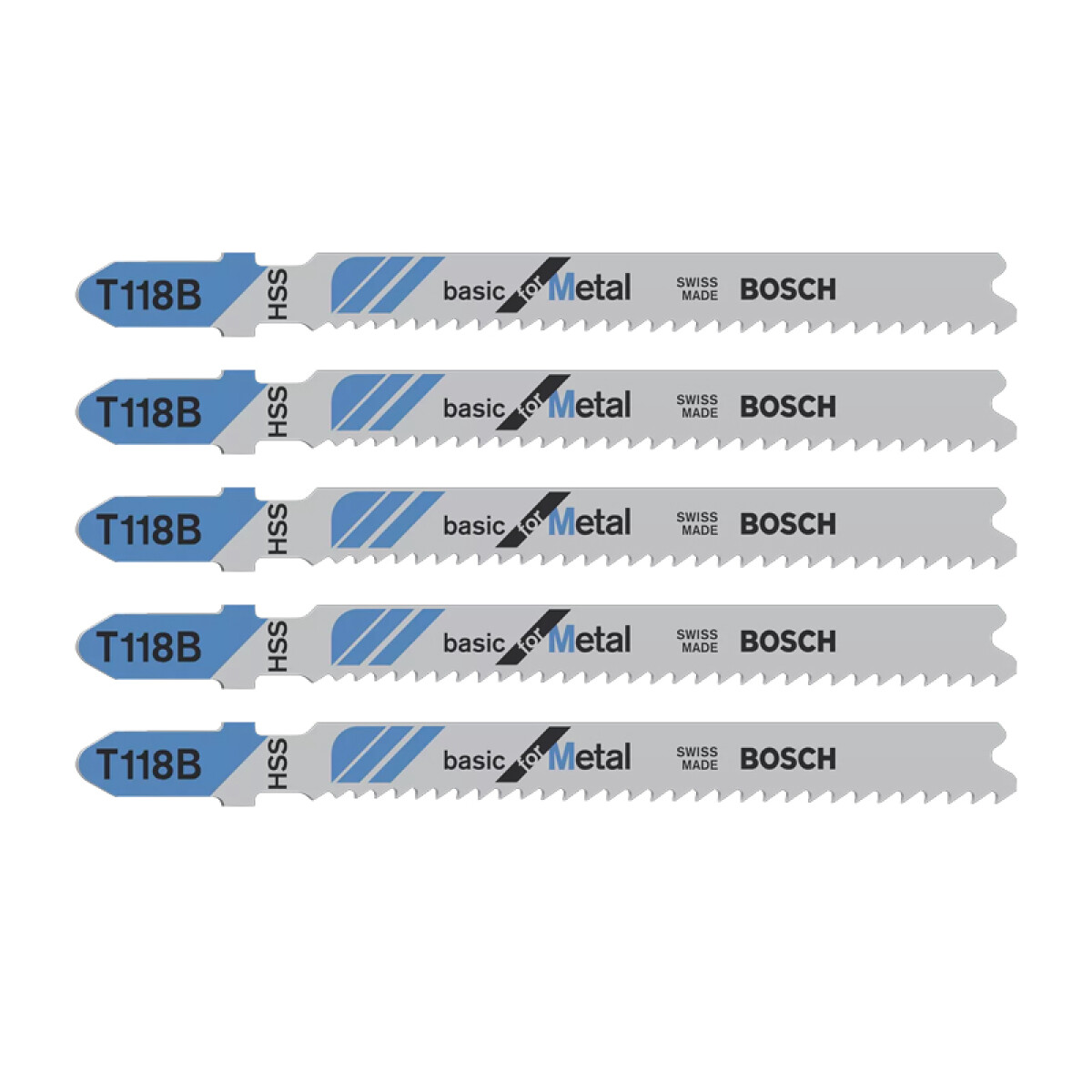 5 Hojas caladora para metal-aluminio - BS3435 