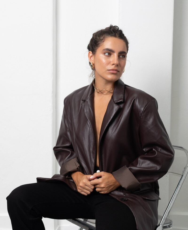 Blazer Florencia bordó