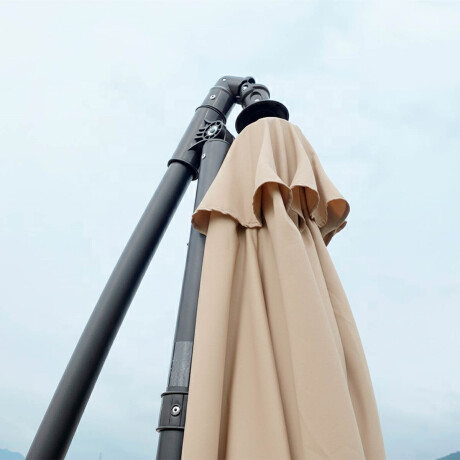 Sombrilla Jardín Exterior Impermeable Banana 3mt Beige