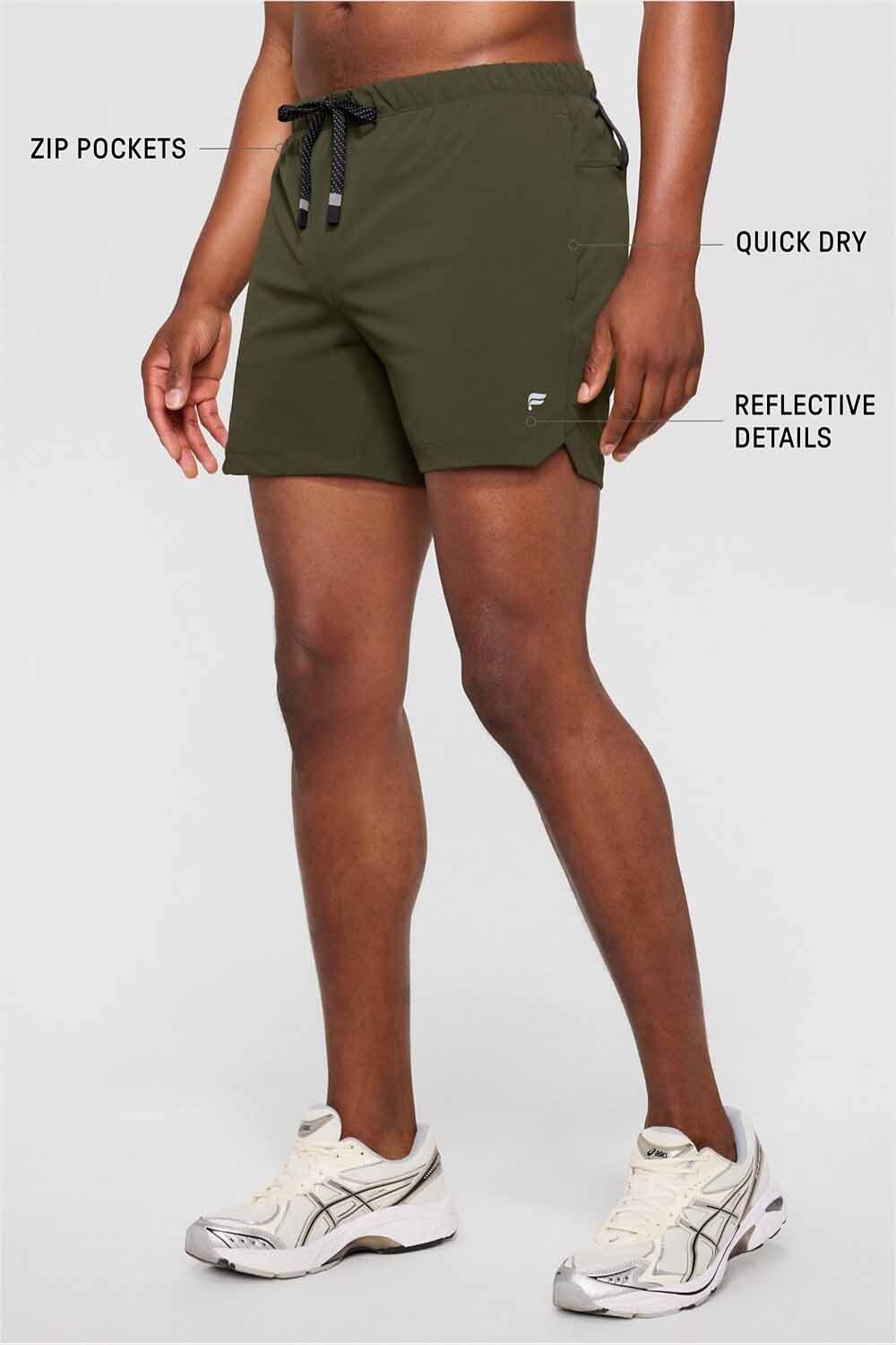 Short Training The 5 One Short Hombre Dark Olive
