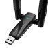 Receptor Wifi USB Doble Banda 5 GHZ 2 Antenas 300 Mbps Variante Color Negro