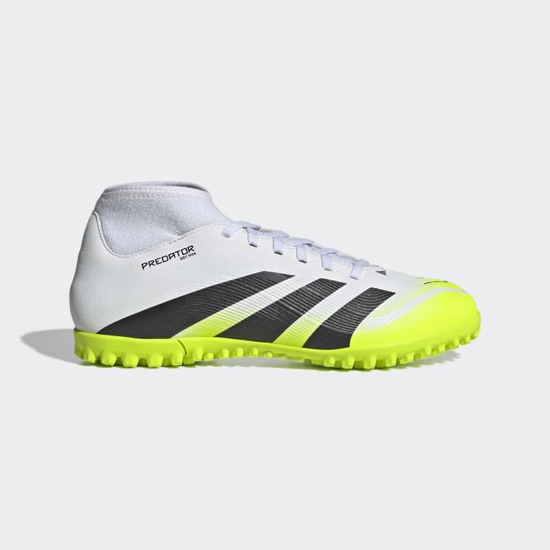 Championes Adidas Predator Club Sock Pasto Sintético Blanco