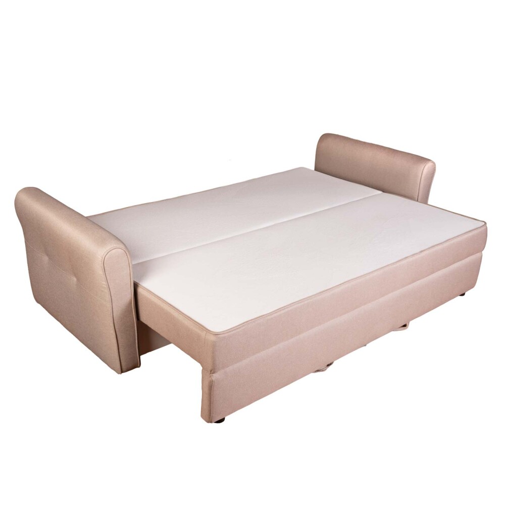 SOFÁ CAMA TELA NATURAL-BEIGE ALABAMA BEIGE