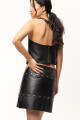 Falda Leather Irisa Negro