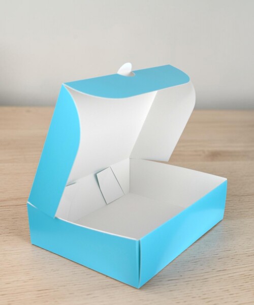 Caja para masas 1/2 kg (22,5x18x6,5 cm) CELESTE