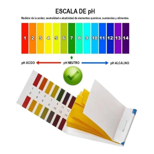 80 Tiras Papel Medidor Medir Ph Indicador Calidad Agua X20 80 Tiras Papel Medidor Medir Ph Indicador Calidad Agua X20
