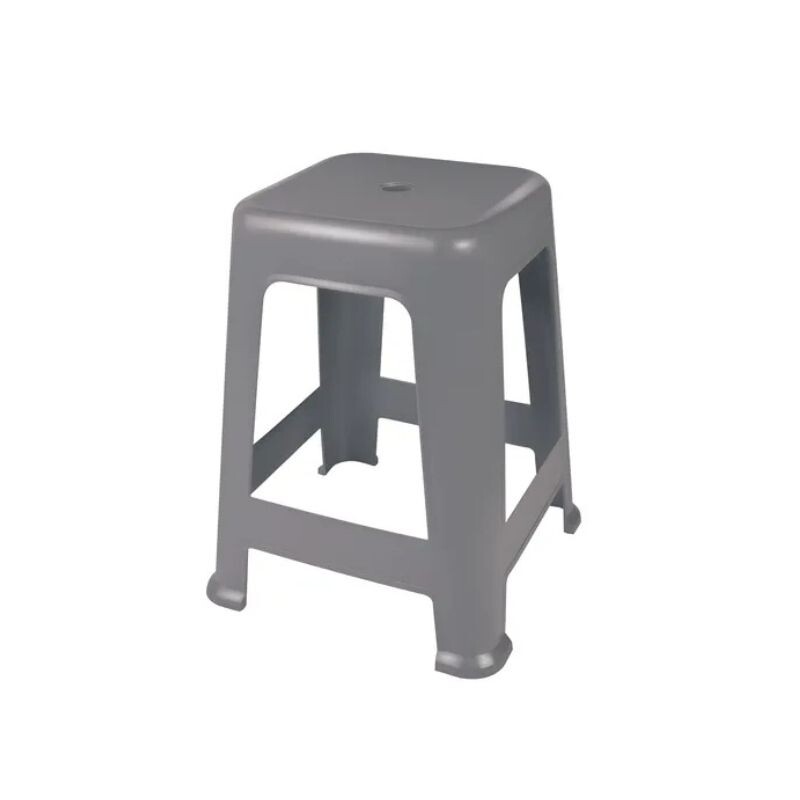 BANQUETA PLASTICA GRIS MOR Banqueta Plastica Gris Mor