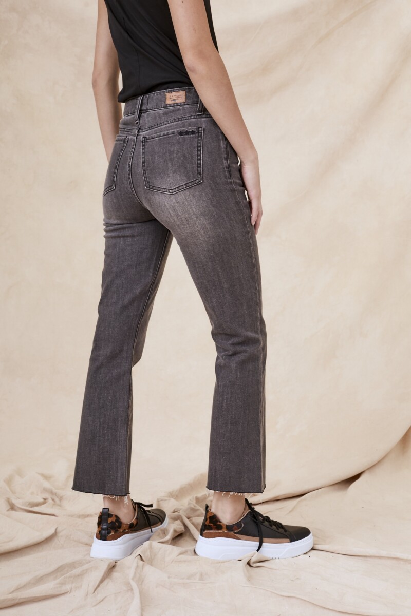Flare Denim Gris