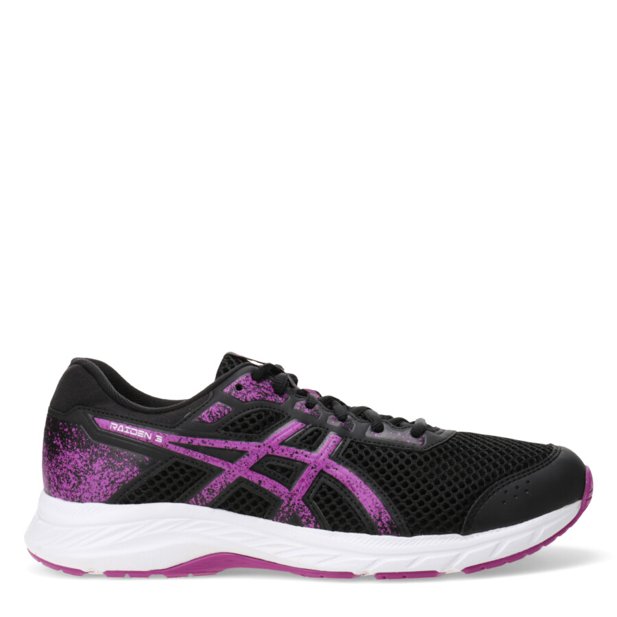 Championes de Mujer Asics Raiden 3 Negro - Violeta