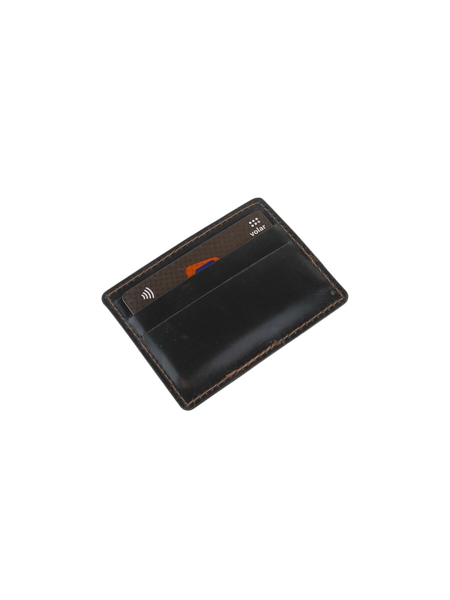 Porta documentos con visor - Negro 