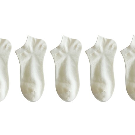 Soquete 5 pares blanco