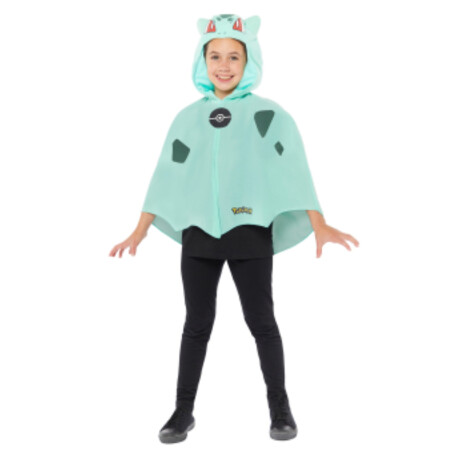 Pokémon Bulbasaur Capa 08/12 Años - 146 cm Pokémon Bulbasaur Capa 08/12 Años - 146 cm