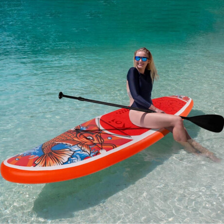Tabla Inflable Stand Up Paddle 3.20m Surf Kayak +Remo Rojo