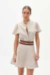Falda Alu en Lino Natural