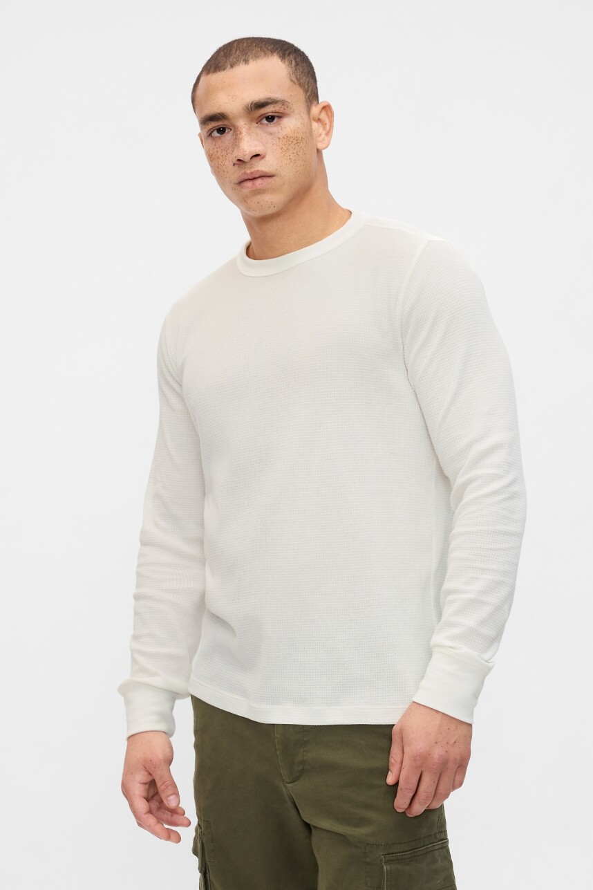 Buzo Waffle Hombre New Off White