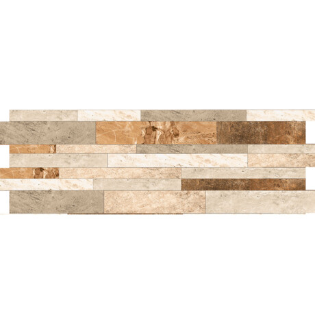 Cerámica marrón imitacion piedra mate 32x55.5Cm pared GAMAS DE MARRON