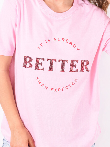 REMERA BETTER ROSA CHICLE