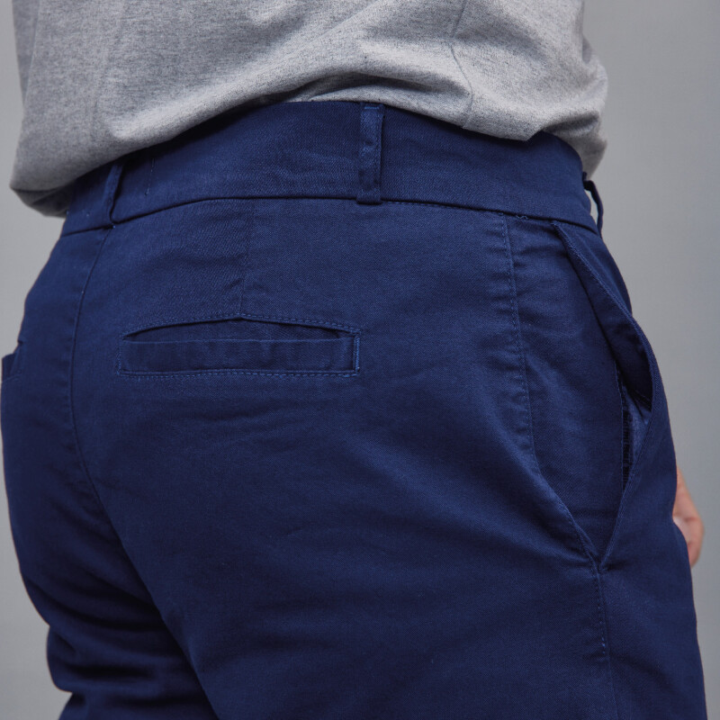 Pantalón de gabardina sport Azul Francia