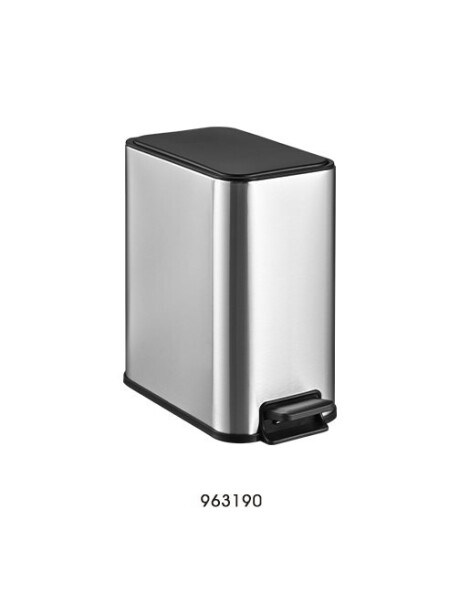 PAPELERA RECT. 5LT C/PEDAL ACERO INOXIDABLE PAPELERA RECT. 5LT C/PEDAL ACERO INOXIDABLE