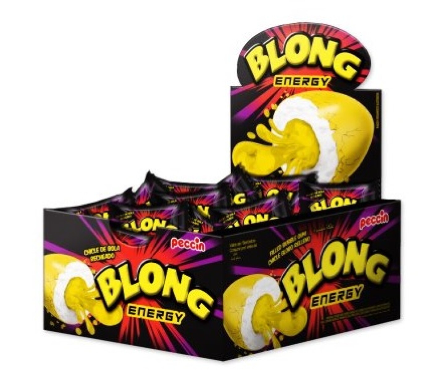 CHICLE RELL BLONG 200G/40UN ENERGY 