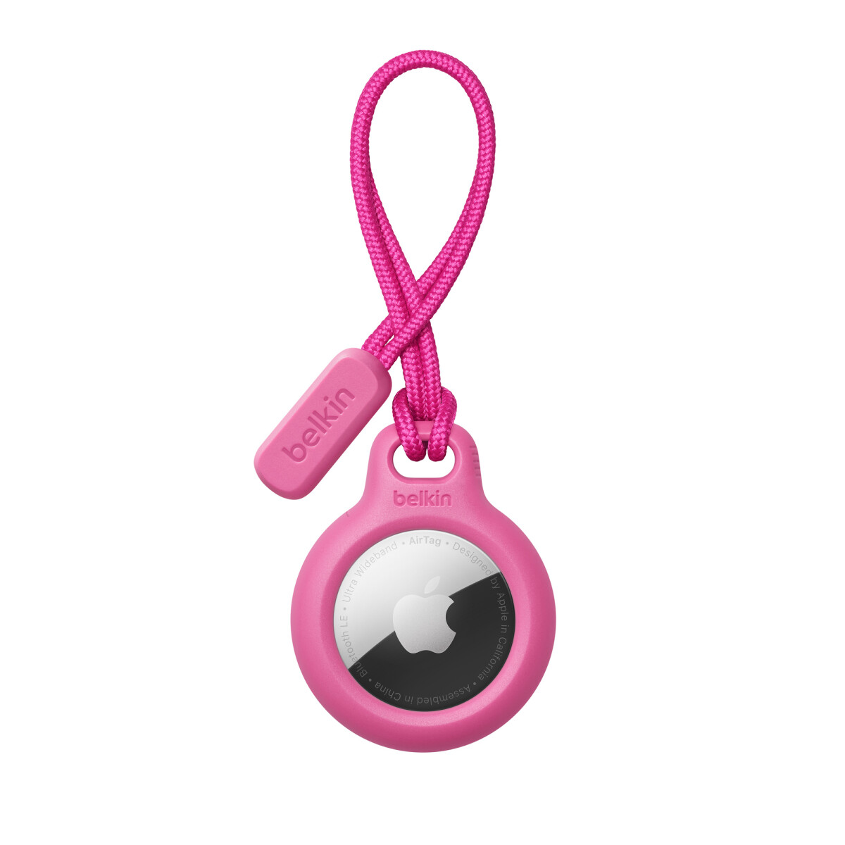 Secure holder with strap llavero para airtag - Pink 