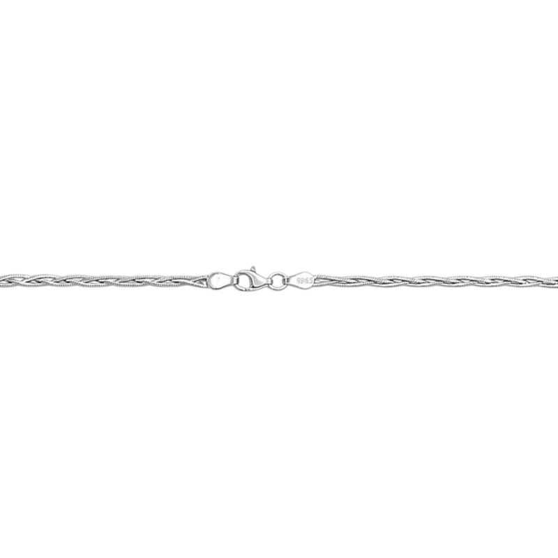 Cadena Cordón trenzado-Plata 925-Sin Piedra-CD3164 sinpiedra