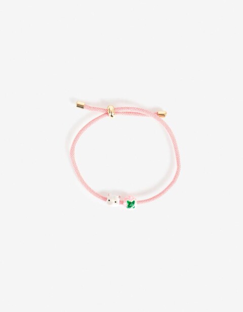 Pulseras Flexibles Metal Pulsera Multicharm Bañado En Oro - Dorado