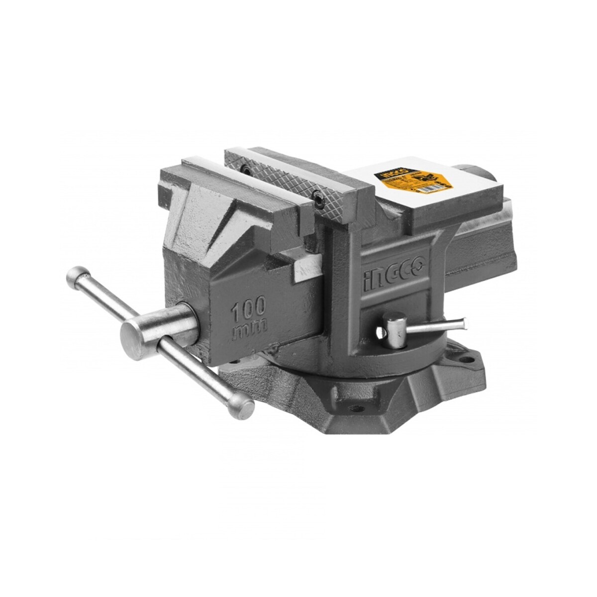 Morsa de Banco Ingco 6" con base giratoria Fundición 