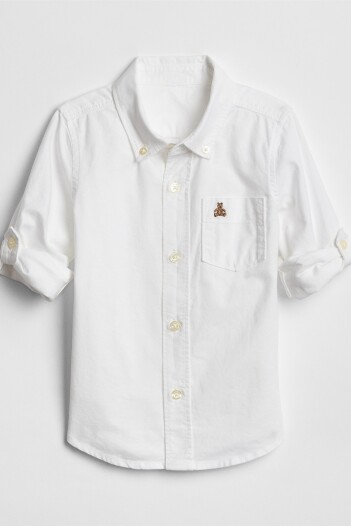 Camisa Oxford Toddler Niño White000