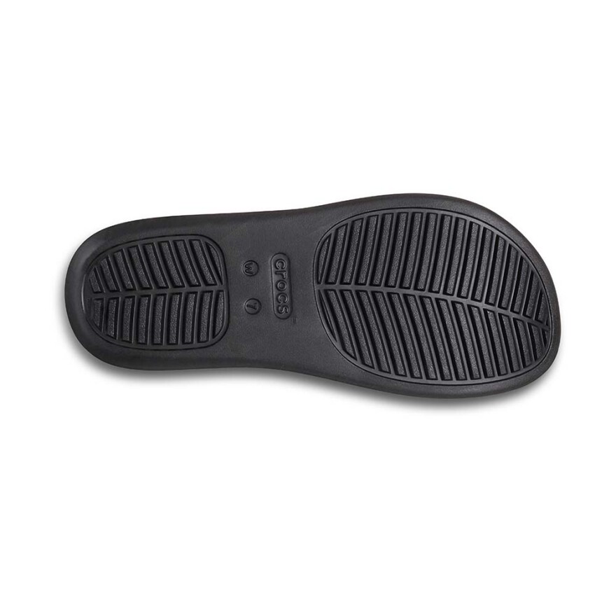 Sandalias Crocs Getaway Platform Toe Loop Mujer Black