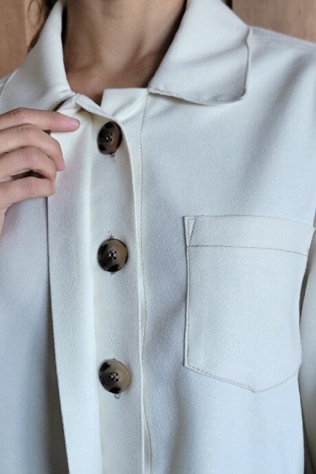 Sobrecamisa Renata Crudo