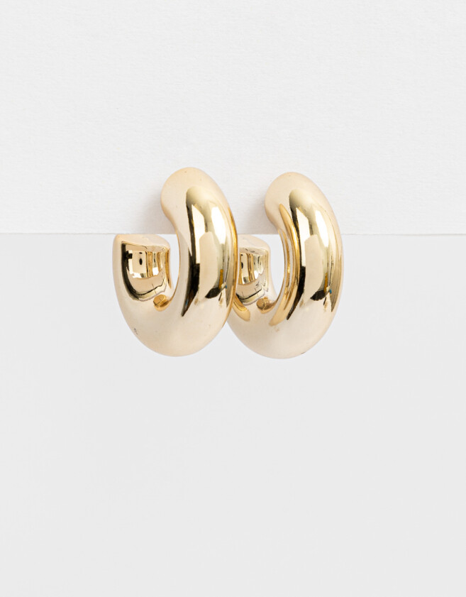 Aros Argollas Chunky Edition Argollas Chunky - Dorado