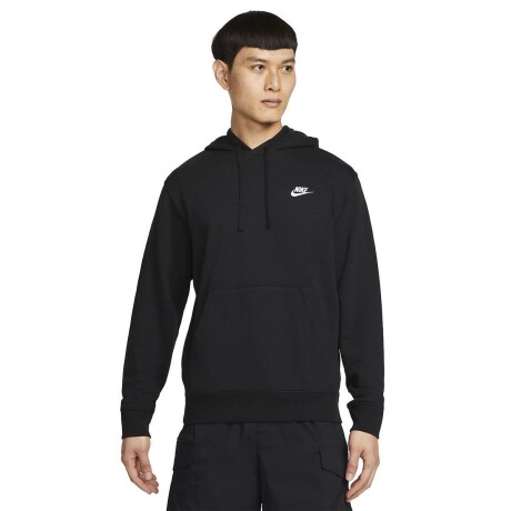 Canguro Nike Moda Hombre Club Hoodie Po Ft Black/Black/(White) S/C