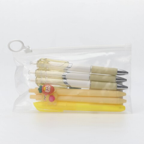 SET DE BOLÍGRAFO NEGRO + BOLÍGRAFO DE GEL NEGRO + RESALTADOR AMARILLO (6 PIEZAS) SET DE BOLÍGRAFO NEGRO + BOLÍGRAFO DE GEL NEGRO + RESALTADOR AMARILLO (6 PIEZAS)