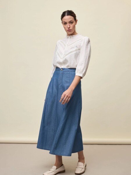 FALDA ALLIE NARA AZUL