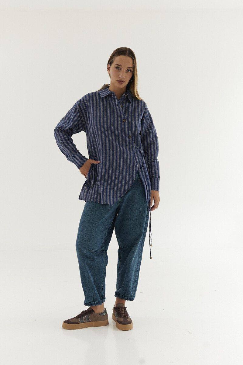 Camisa Lowe Azul
