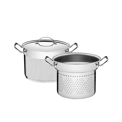 Juego Cozi-pasta Ø20 cm. con tapa "Profesional" -TRAMONTINA TF1797