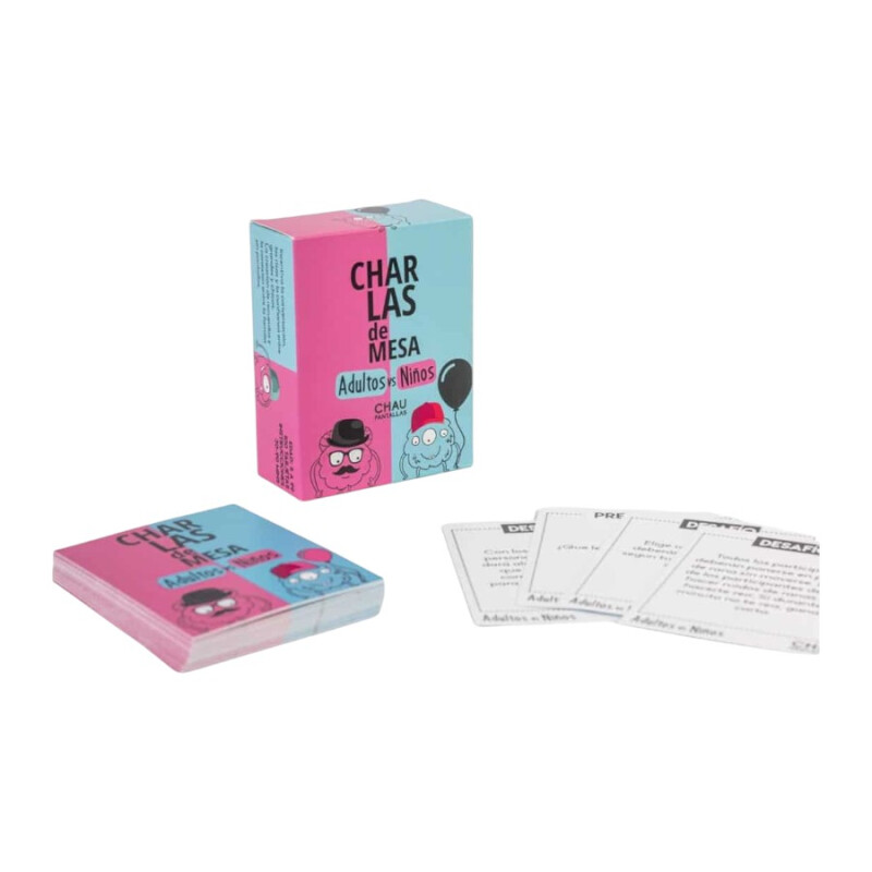 Charlas de mesa Adultos vs Niños Chau Pantallas Charlas de mesa Adultos vs Niños Chau Pantallas