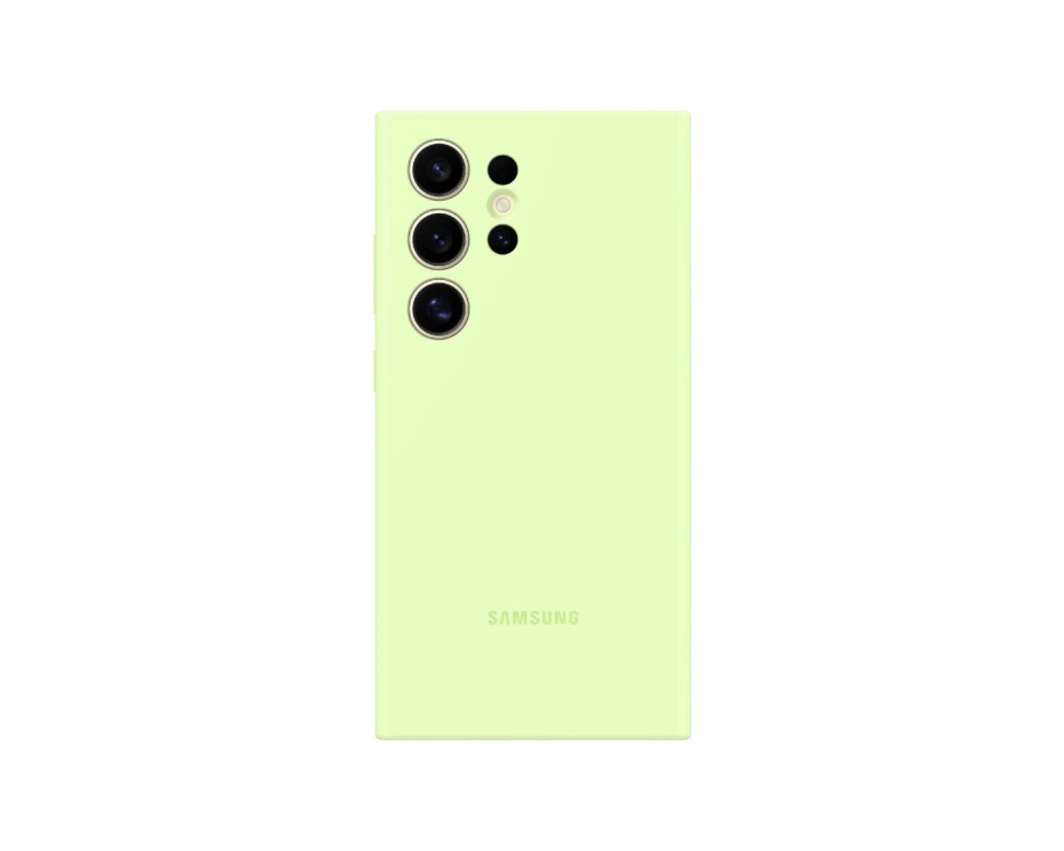 Funda de Silicona Samsung Galaxy S24 Ultra Silicone Case EF-PS928 - Light Green 