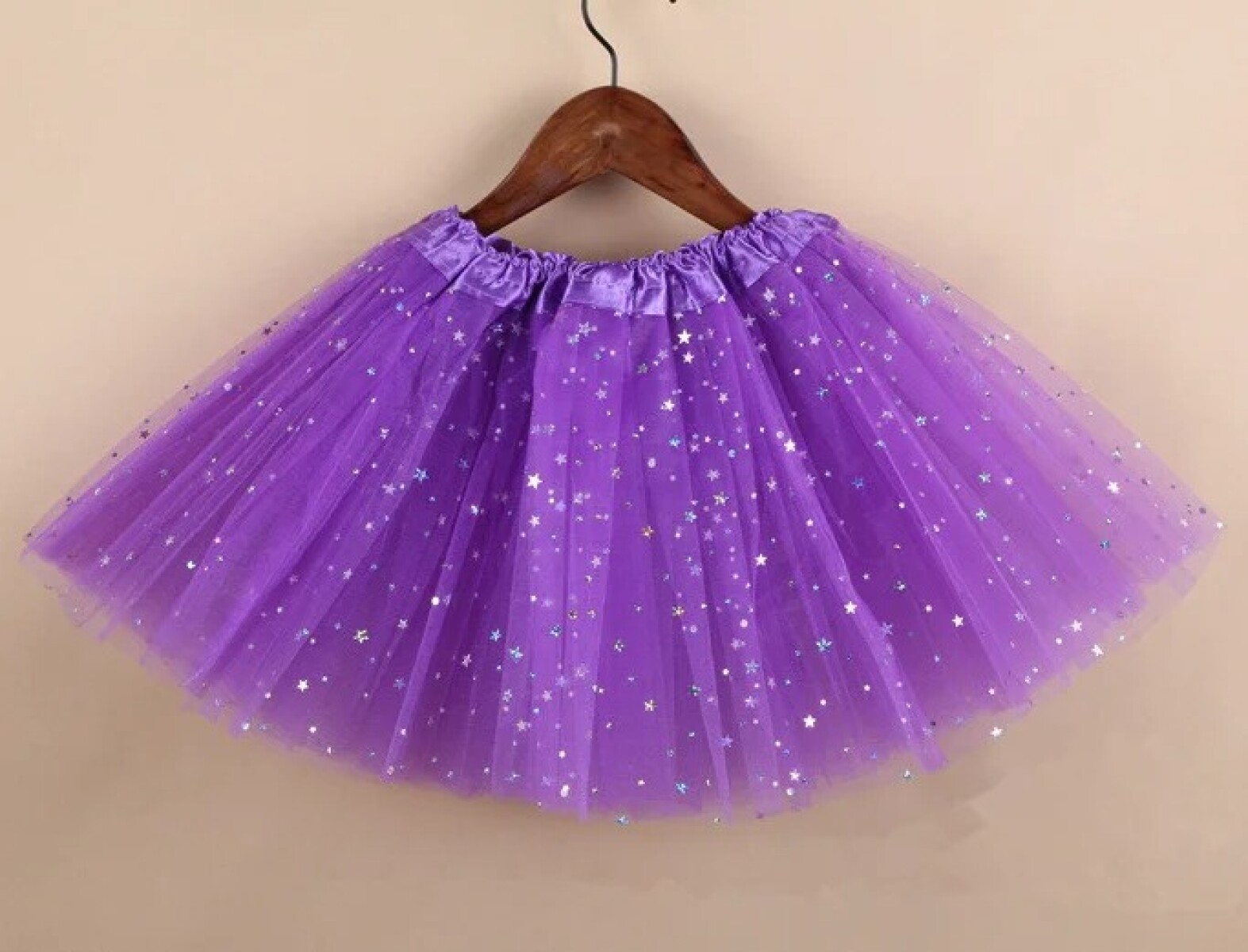 TUTU 30 cm con Brillos y Luz - Lila 