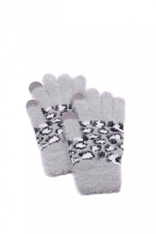 Guantes Leopardo Gris