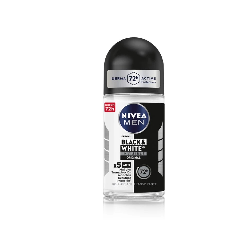 NIVEA DEO ROLL-ON FORMEN INVIS B&W POWER