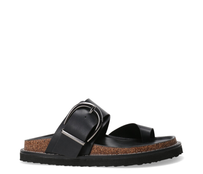 Sandalia MELAK con hebilla Black