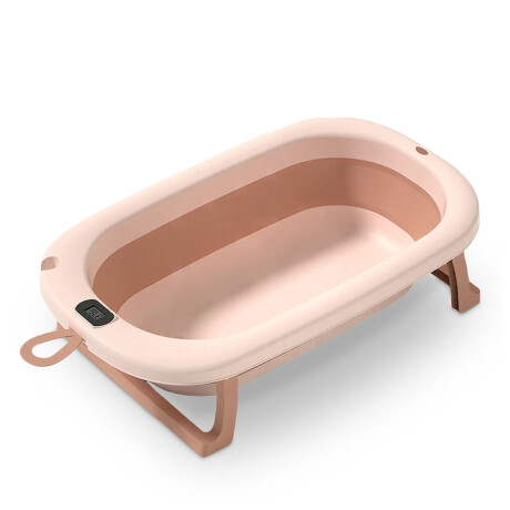 Set x 3 Bañito Bebé Plegable Control De Temperatura Rosa
