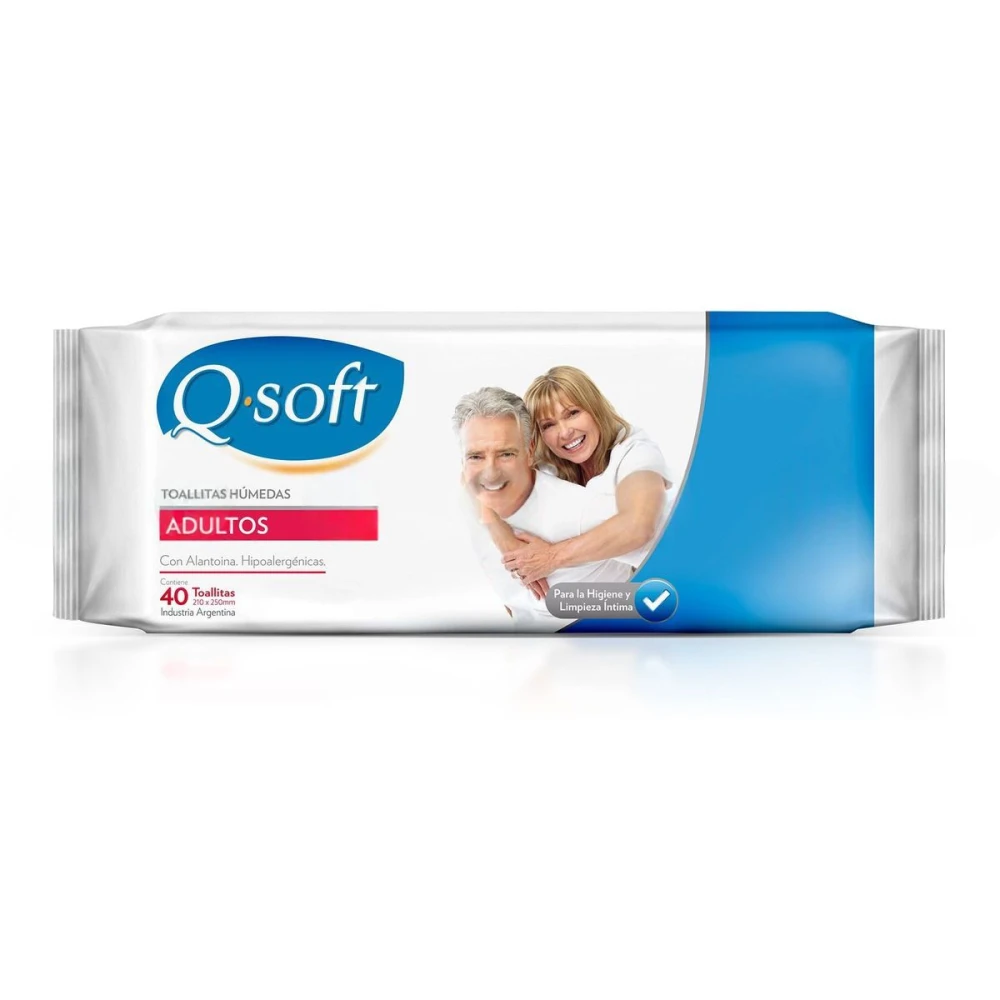 QSOFT TOALLITAS HUMEDAS PARA ADULTOS UNI