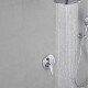 DUCHA DE EMPOTRAR MONOCOMANDO CROMO BRILLO LINEA SPRINT CROMO