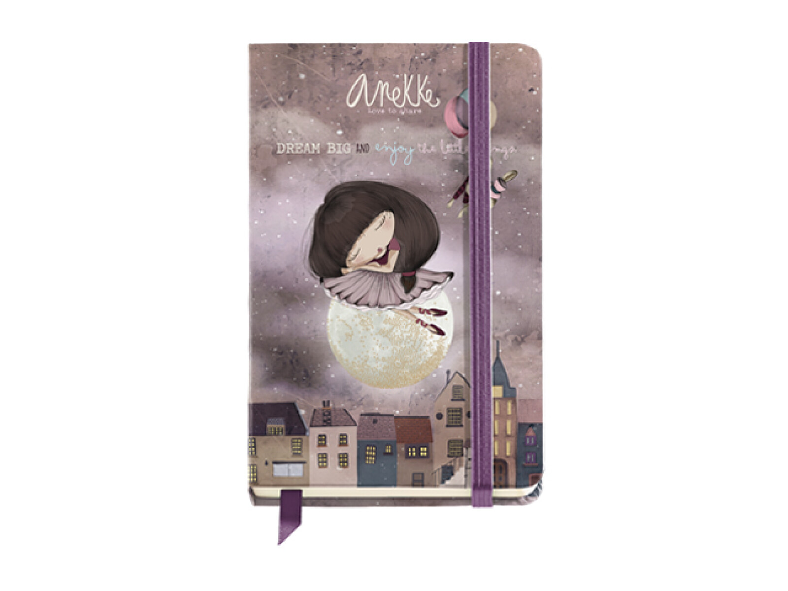 Libreta con elástico Anekke Ballerina 